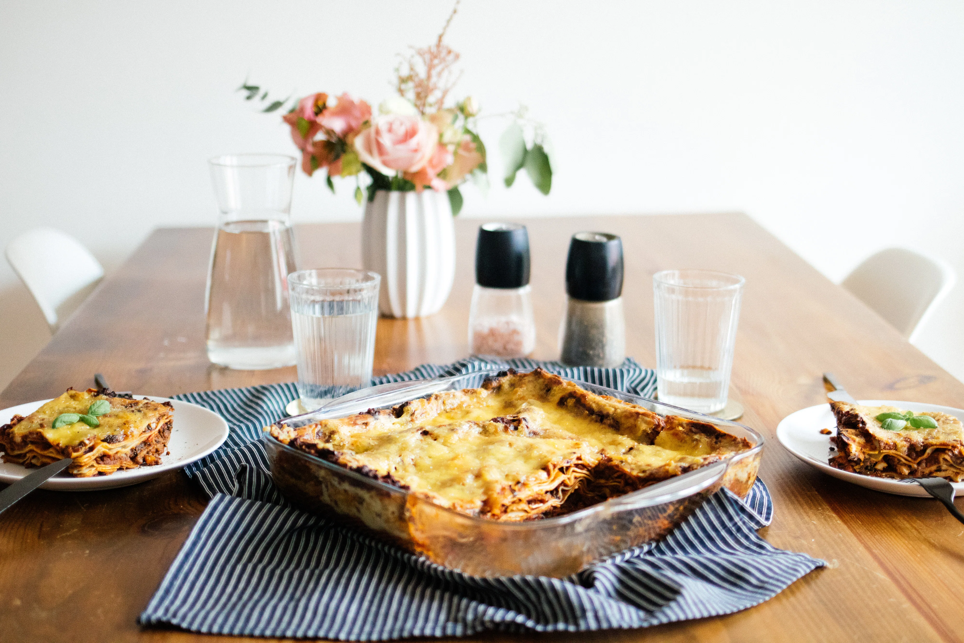 R436 Vegan Lasagna with lentils & spinach (soy-free)