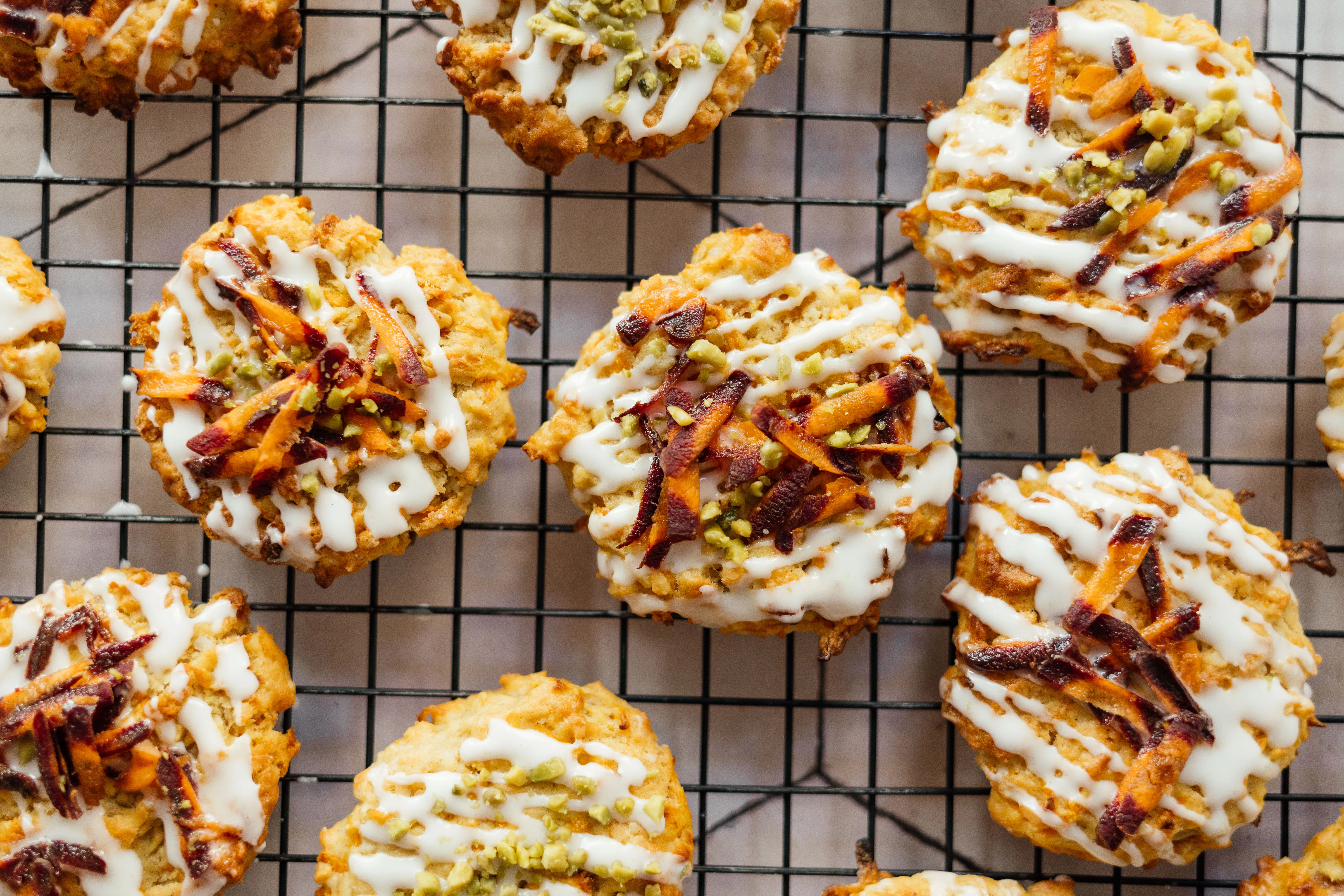 Vegane Carrot Cake Cookies