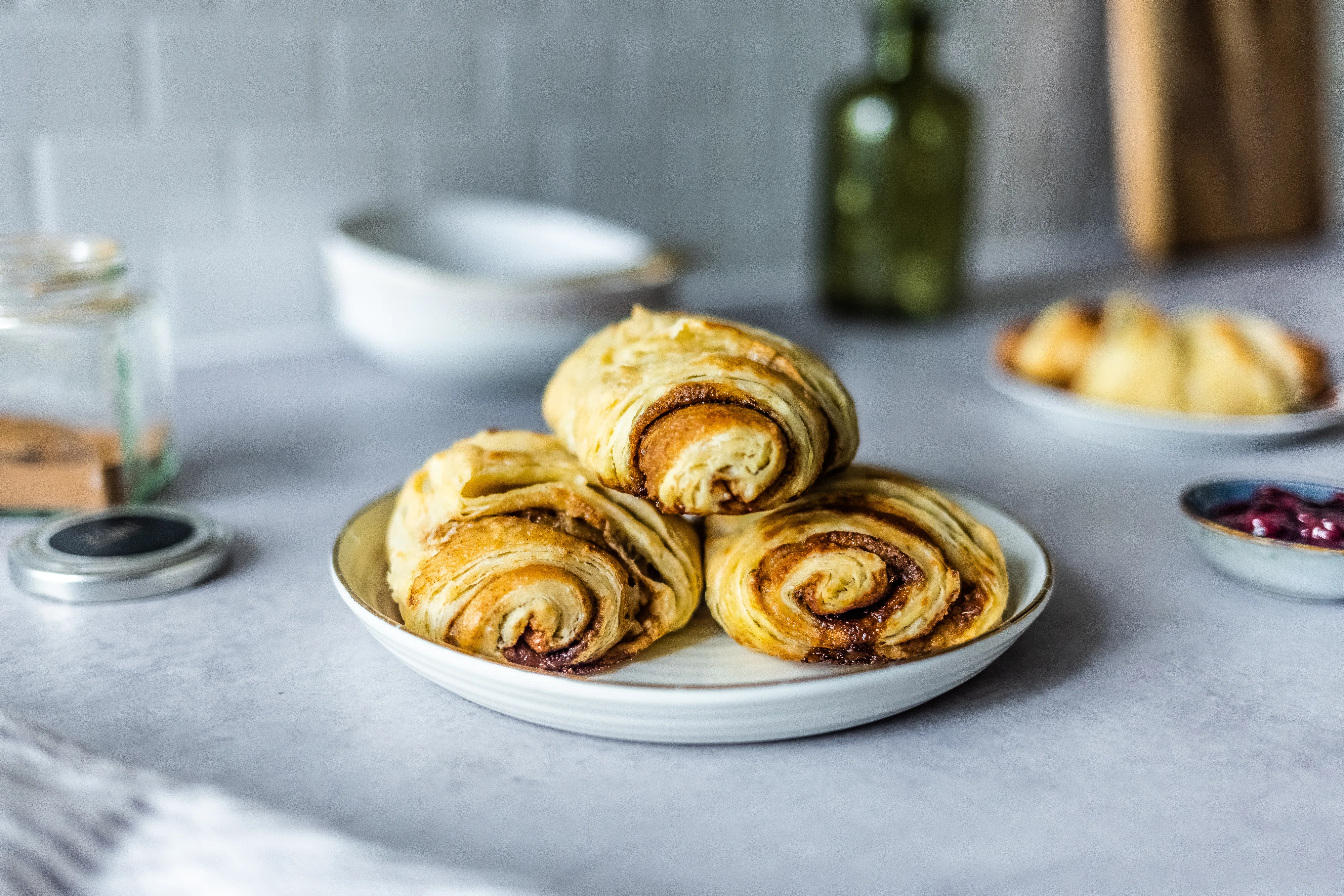Vegan Franzbrötchen (Sweet Cinnamon Pastry)
