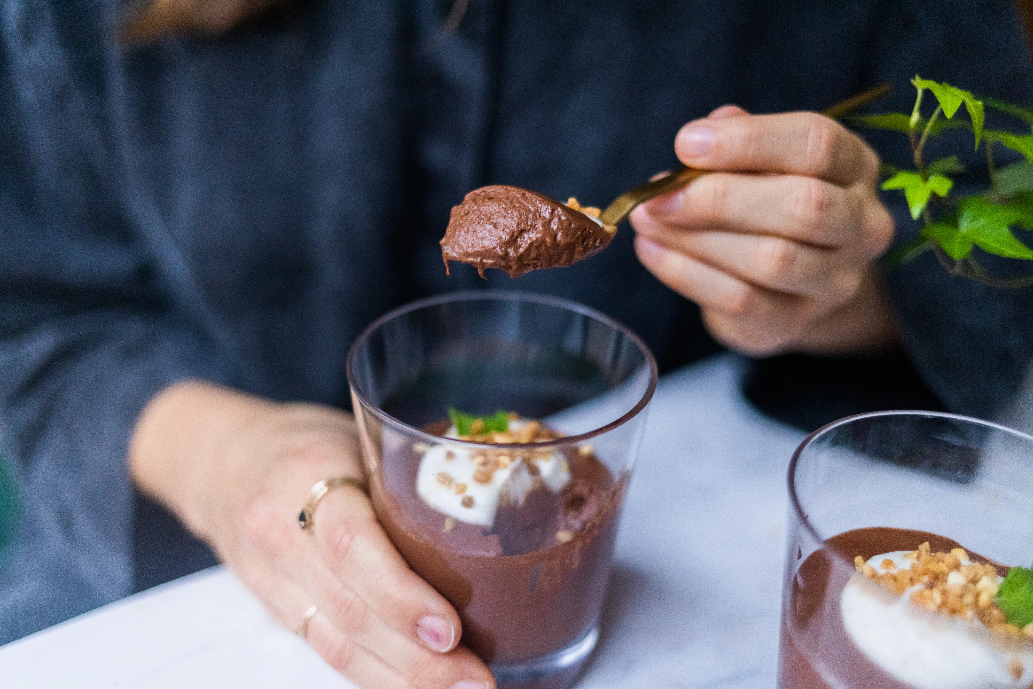 R699 Vegane Mousse au Chocolat ohne Seidentofu