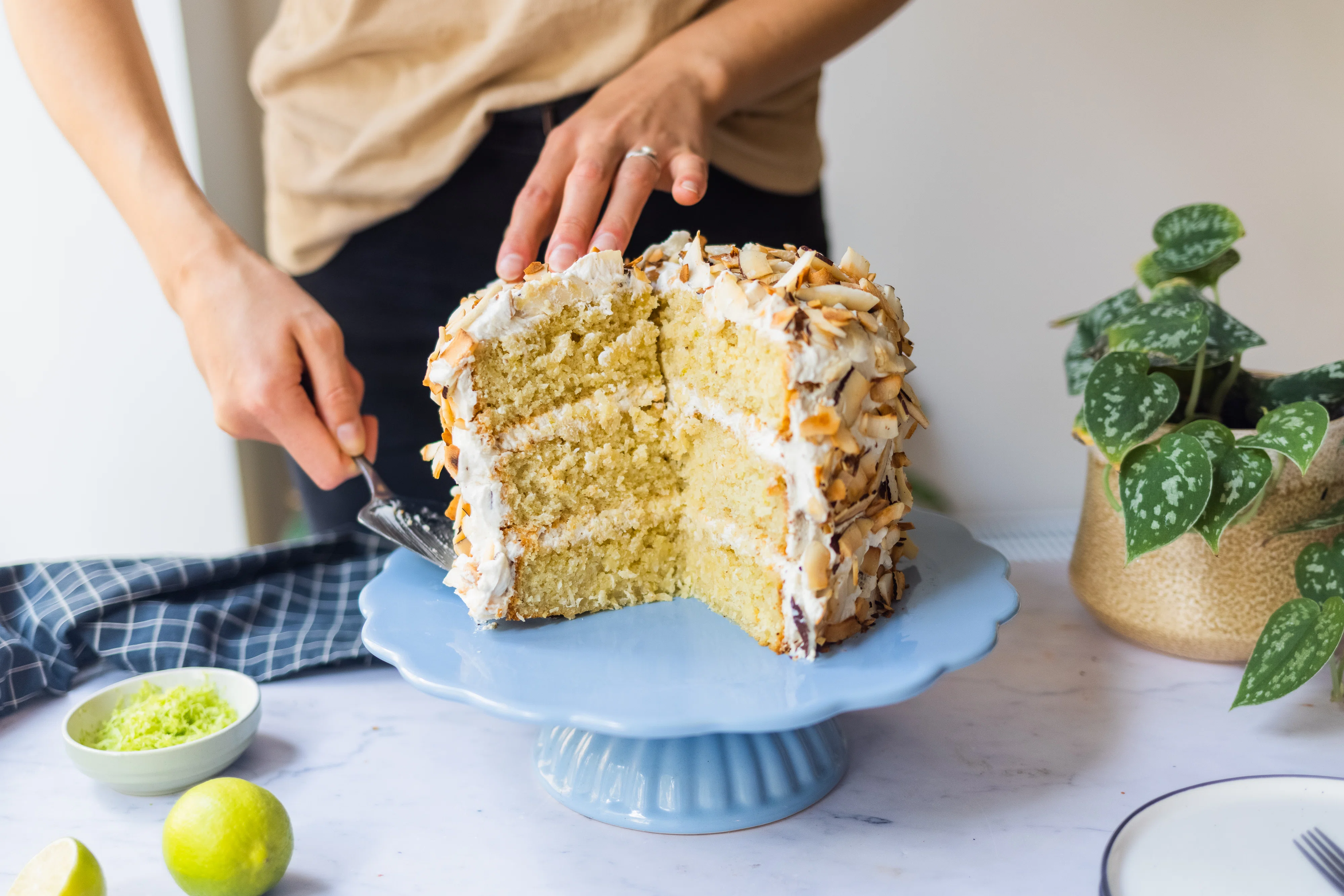 Vegan Coconut Lime Cake