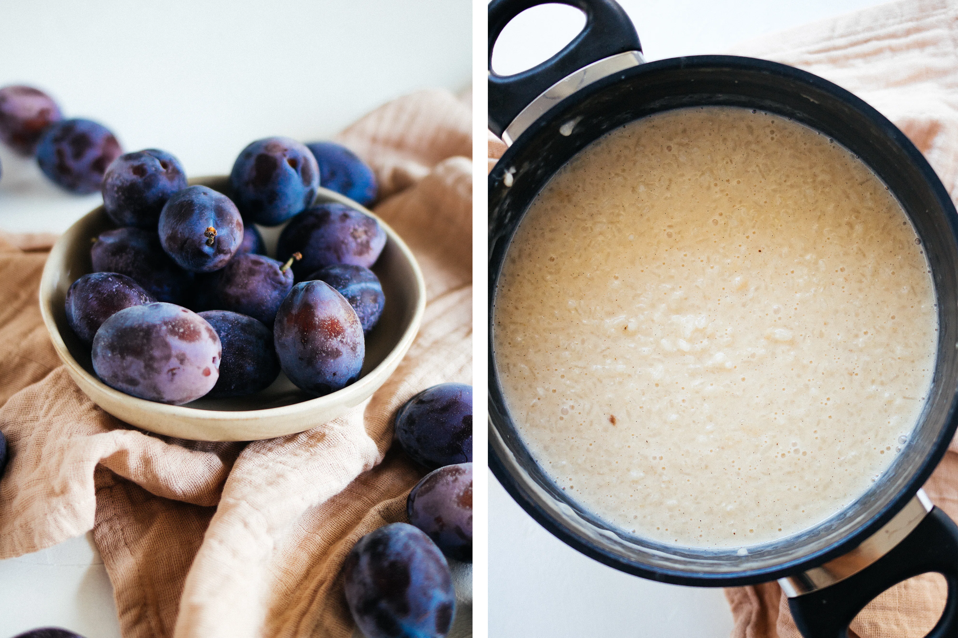 R228 Vegan Rice Pudding with Plum Compote