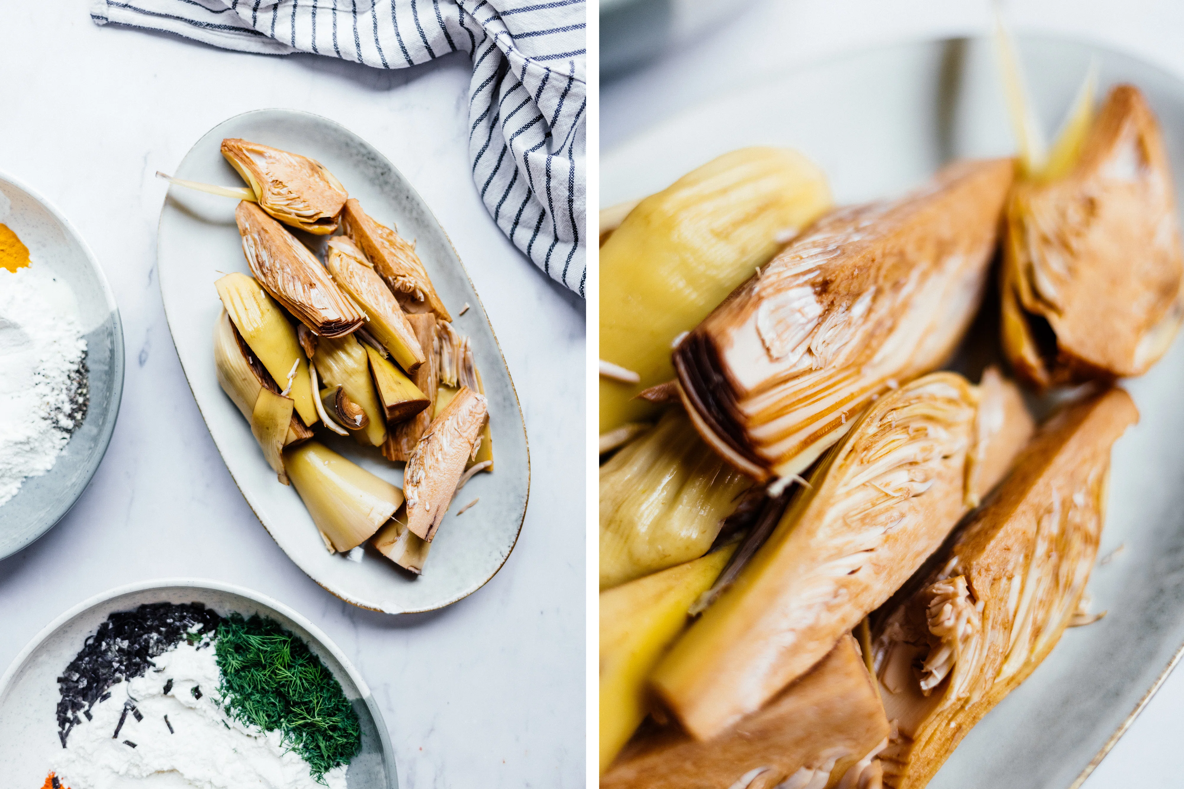 R709 Vegan Fish and Chips (made of banana blossom)