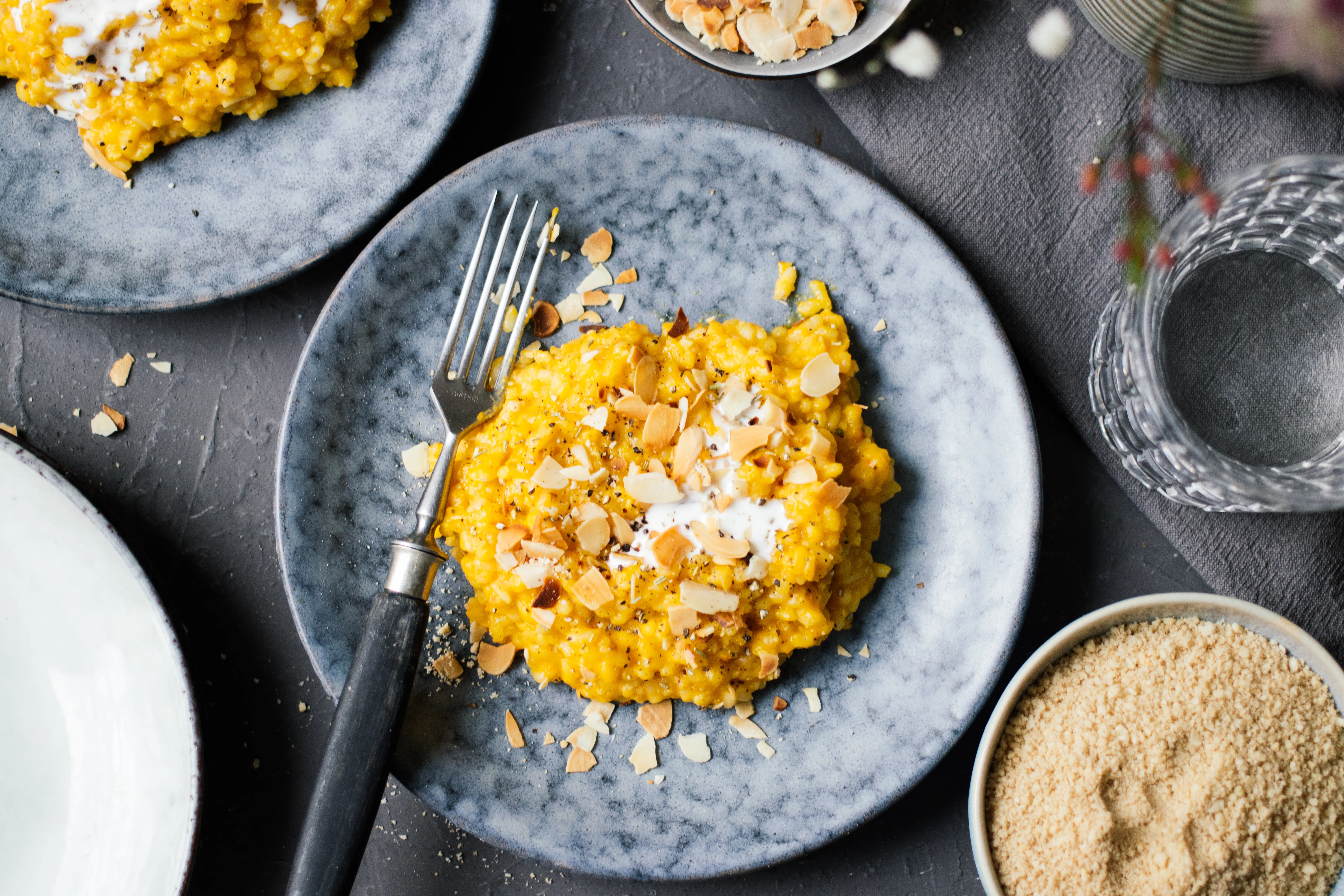 Veganes Kürbisrisotto